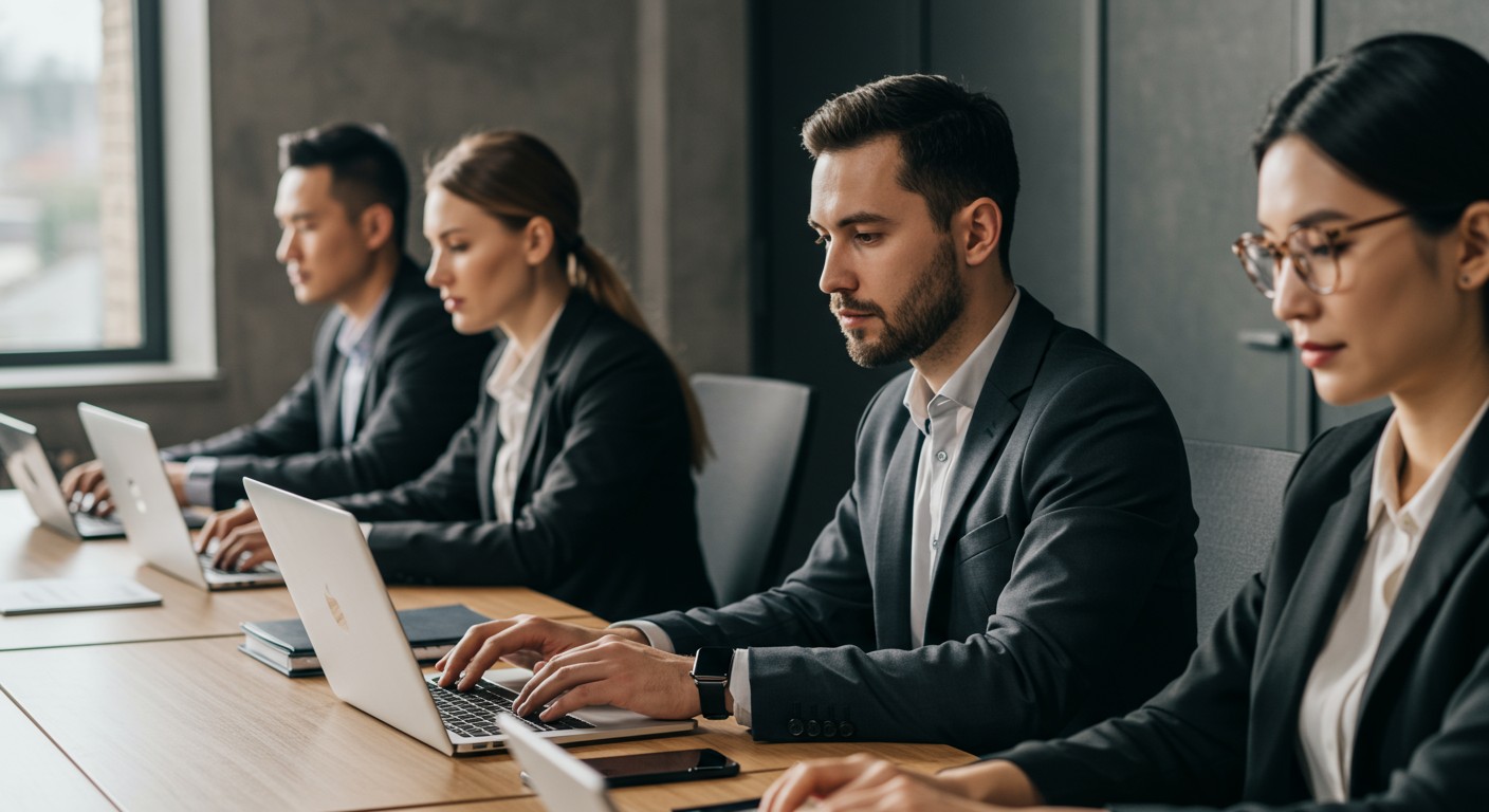 Download Business Professionals Working on Laptops Images – 100 Cinematic JPGs (Royalty-Free)
