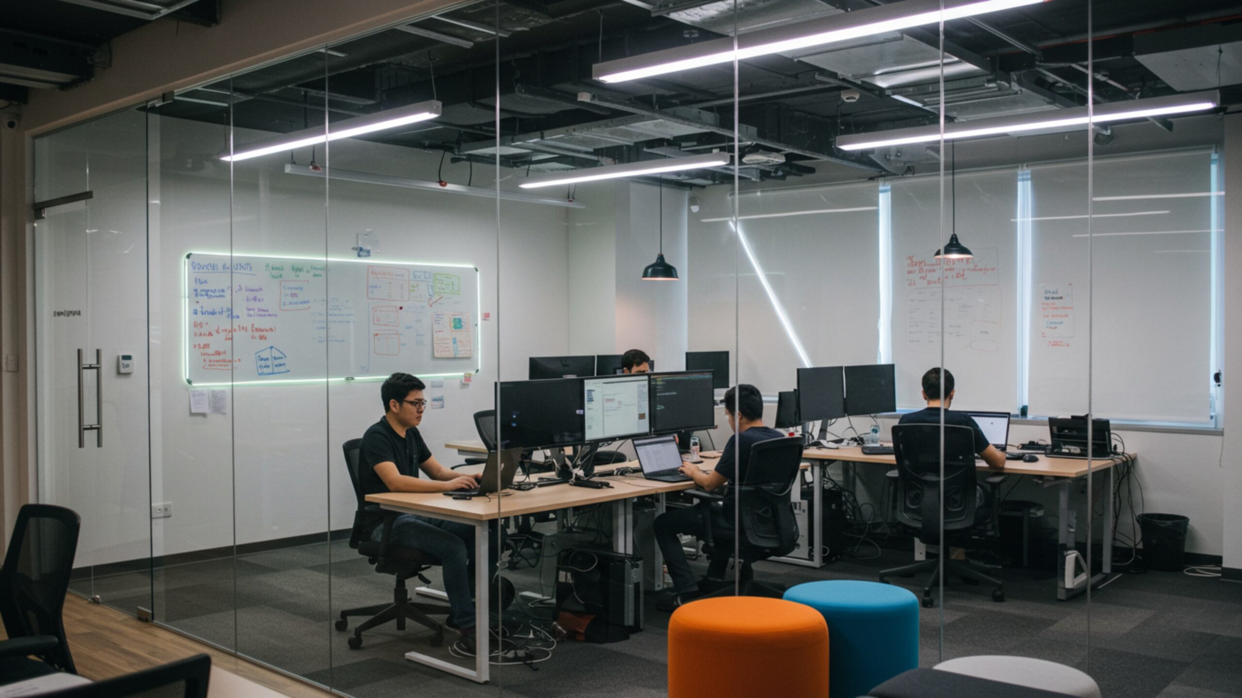 Download Tech Startup Office Images Pack – 100 AI-Generated 4K JPGs (Royalty-Free)