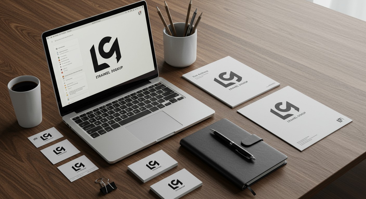 Download Office Desk with Branding Materials – 100 Cinematic JPGs (Royalty-Free)