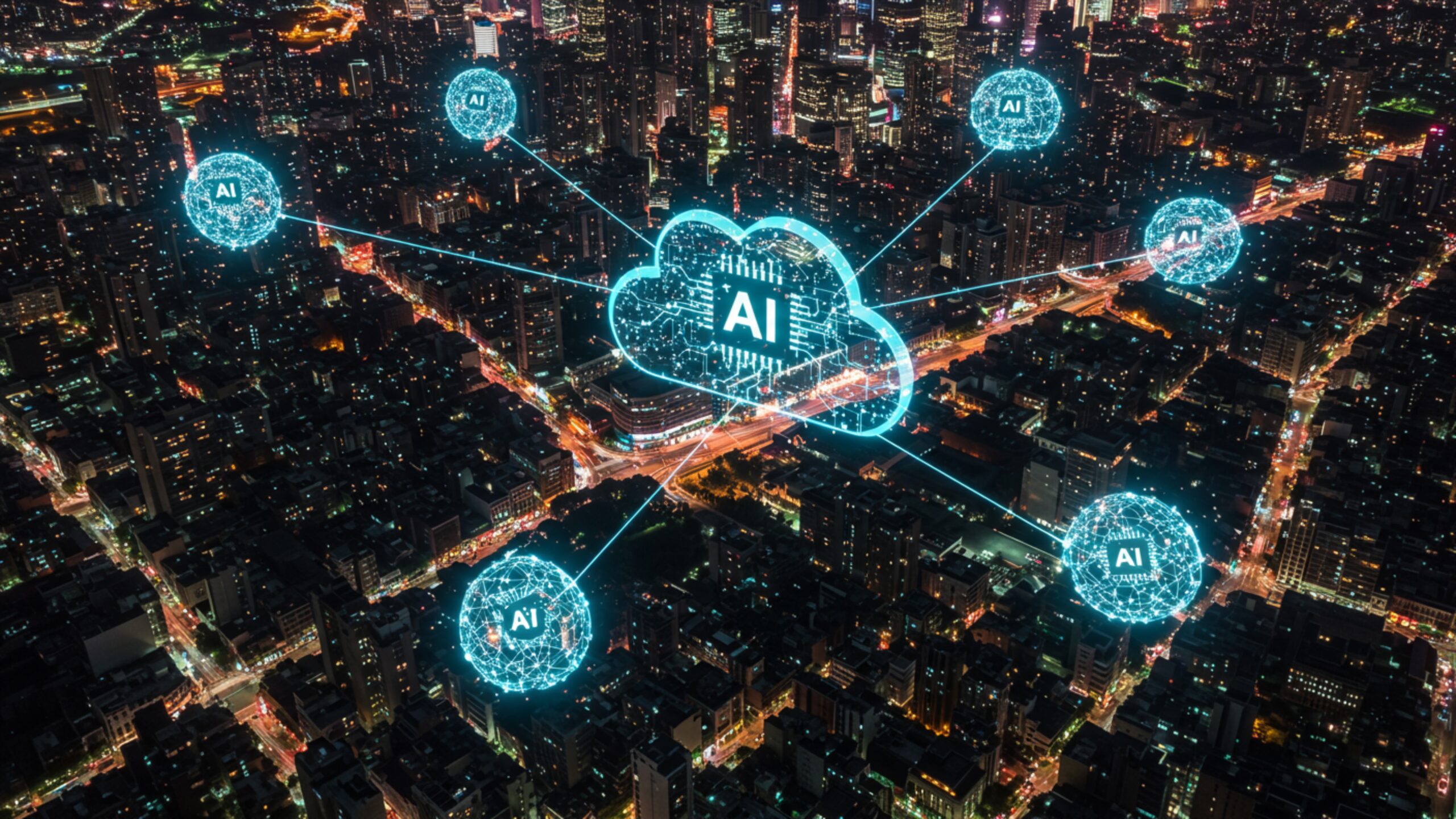 Download AI Cloud Architecture Skyline 4K Images – 100 Cinematic 4K JPGs (Royalty-Free)